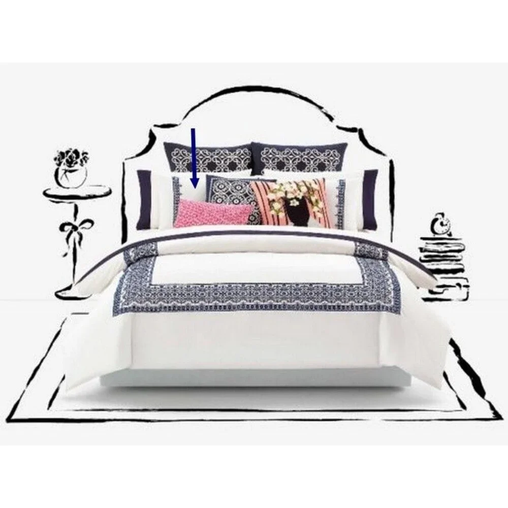 Kate Spade Folk Art Standard Pillow Sham 21x27